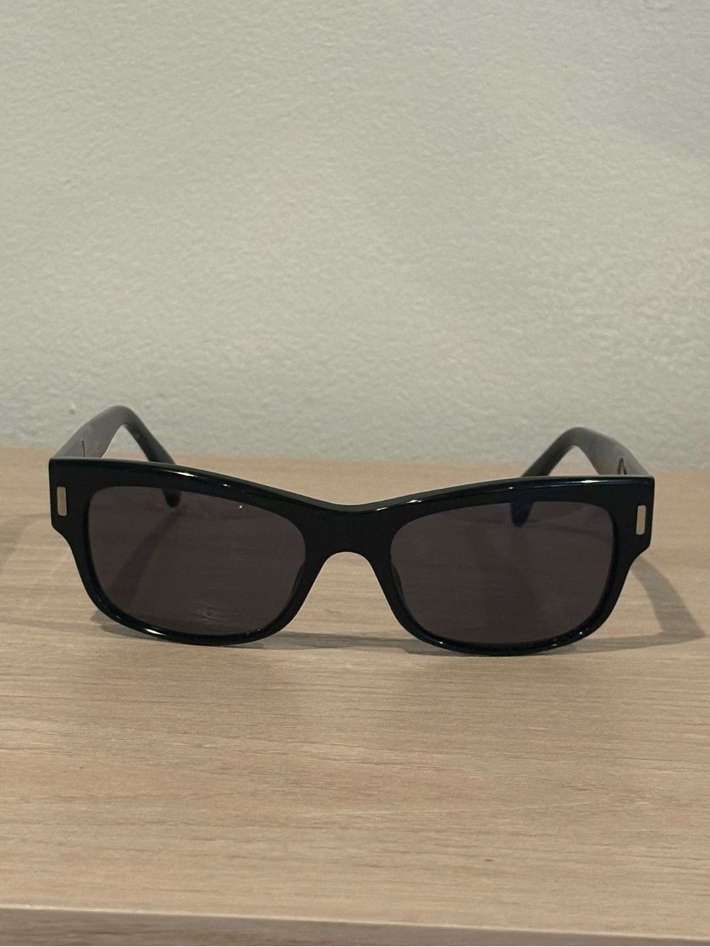 Giorgio Armani Black Sunglasses with Gray Lenses